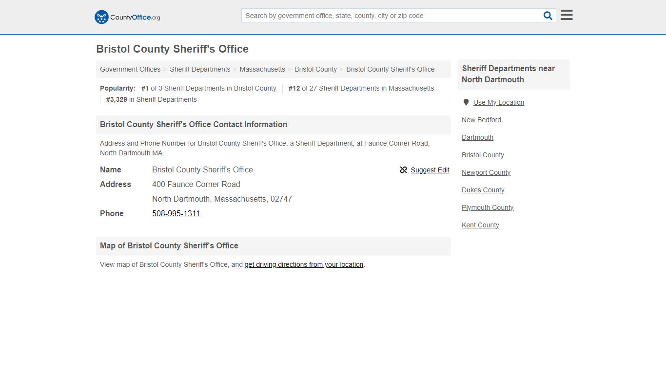 Bristol County Sheriff's Office